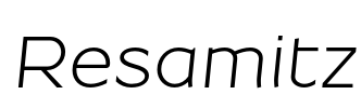 Resamitz Font Image
