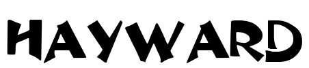 HAYWARD Font Image