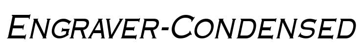 Engraver-Condensed