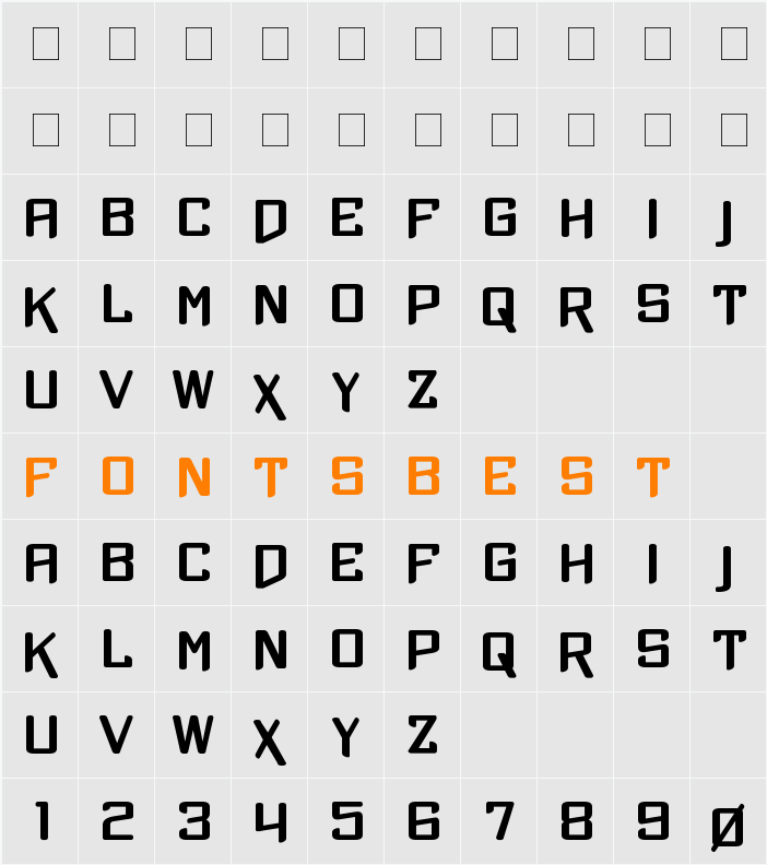 Xtreme Chrome Character Map