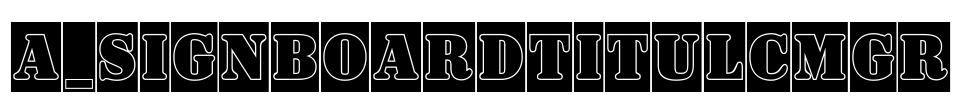 a_SignboardTitulCmGr Font Image