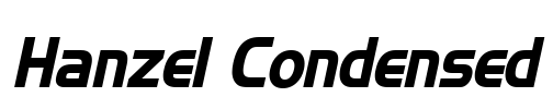 Hanzel Condensed Font Image