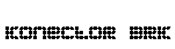 Konector BRK Font Image