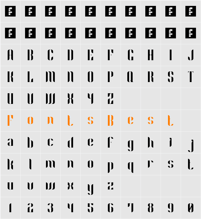 Phyllon Character Map
