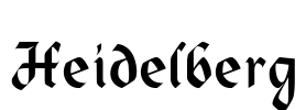 Heidelberg Font Image