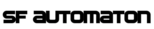 SF Automaton Font Image