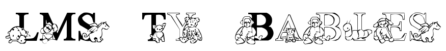LMS Ty Babies Font Image