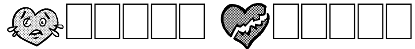 Broken Hearts Font Image