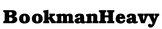BookmanHeavy