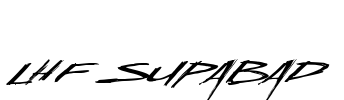 LHF Supabad Font Image