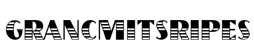 GrancMitSripes Font Image