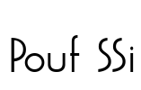 Pouf SSi Font Image