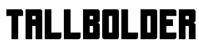 Tallbolder Font Image