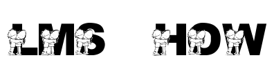 LMS Hug-O-War Font Image