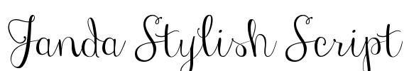 Janda Stylish Script