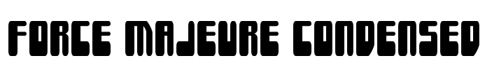 Force Majeure Condensed Font Image