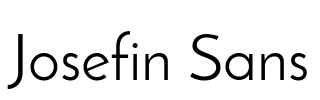 Josefin Sans