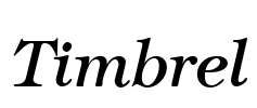 Timbrel Font Image