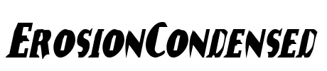 ErosionCondensed Font Image
