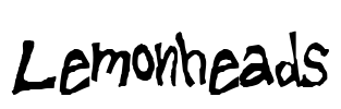 Lemonheads Font Image