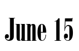 June 15