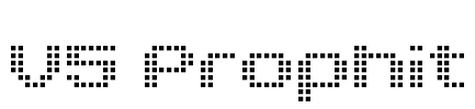 V5 Prophit Font Image