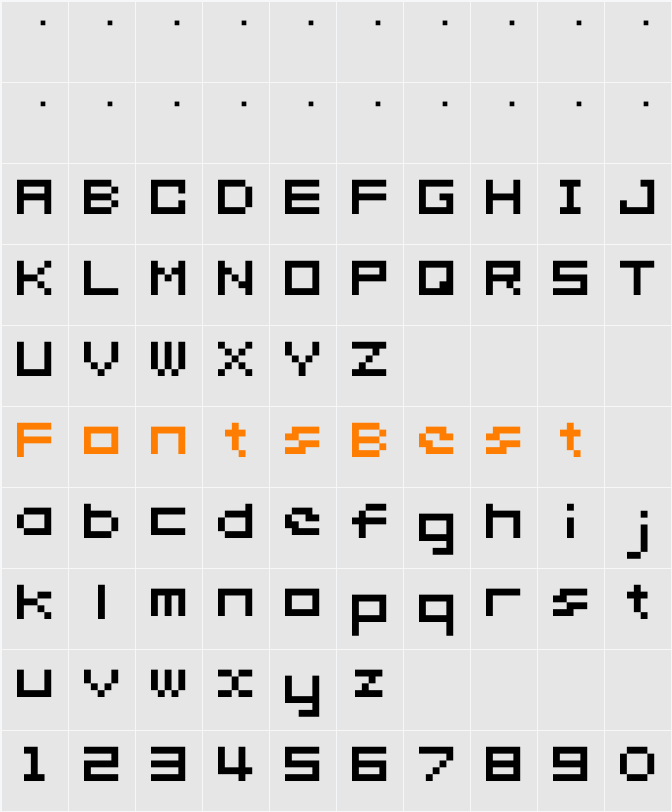 somybmp02_7 Character Map