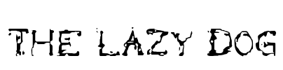 the lazy dog