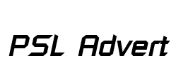 PSL Advert Font Image