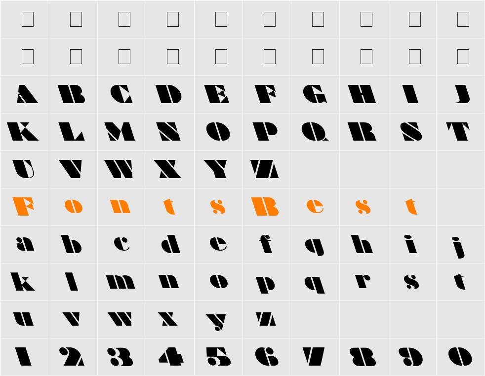 MBragg Lefty Character Map