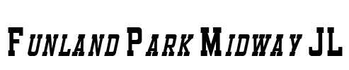 Funland Park Midway JL Font Image