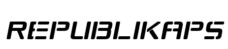 Republikaps Font Image