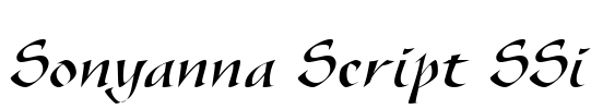 Sonyanna Script SSi Font Image
