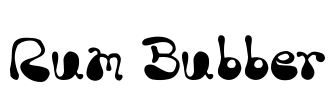 Rum Bubber Font Image