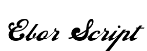 Ebor Script Font Image