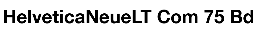 HelveticaNeueLT Com 75 Bd