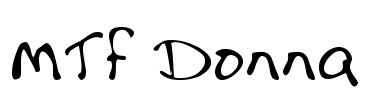 MTF Donna Font Image