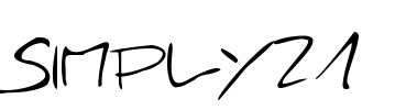 Simply21 Font Image