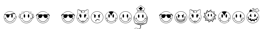 JLS Smiles Sampler Font Image