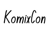 KomixCon Font Image