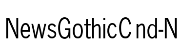NewsGothicCnd-N