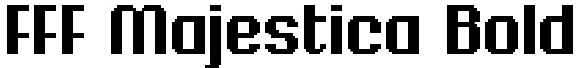 FFF Majestica Bold Font Image