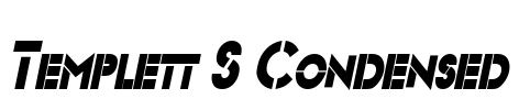 Templett S Condensed Font Image
