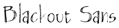 Blackout Sans