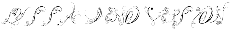 LYSSA DEMO VERSION Font Image