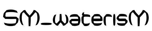 SM_waterisM Font Image