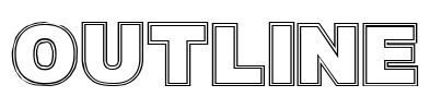 Outline Font Image