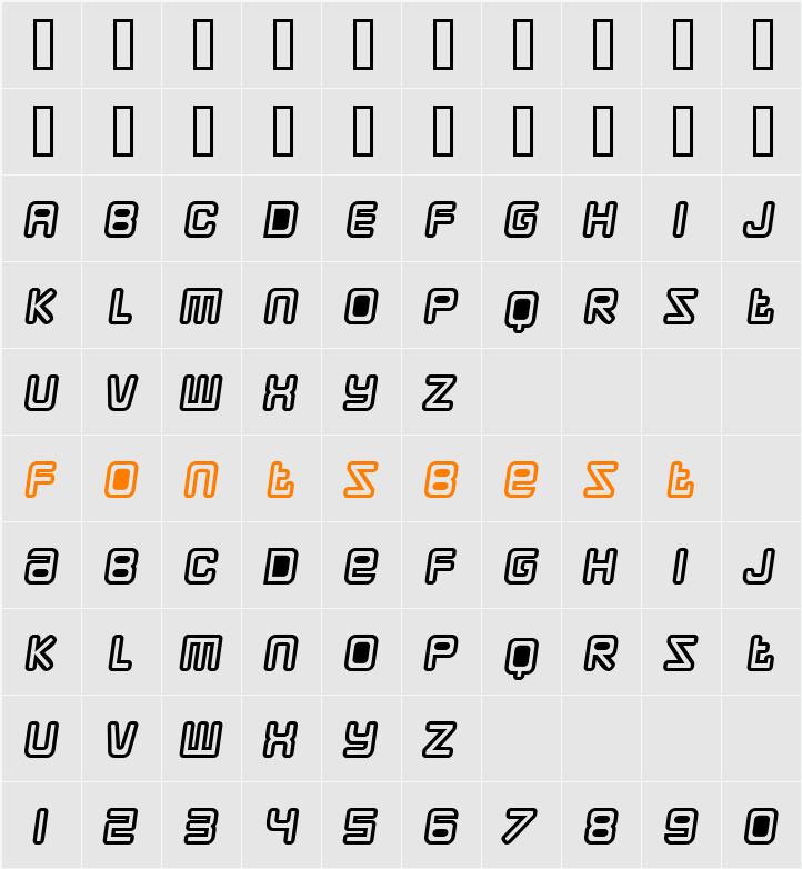 EchoPark Character Map