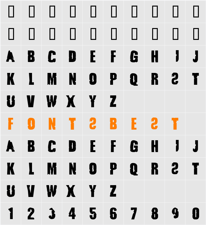 JustSmashing Character Map