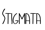 Stigmata Font Image
